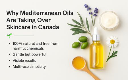 🌿 Why Mediterranean Oils Are Taking Over Skincare in Canada