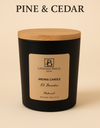 El Baraka Aroma Candle
Infused with warm resins and earthy woods for a grounding and spiritual ambiance that soothes the soul