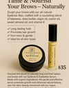 All natural eye brow and eye lashes kit