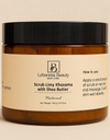 Lavender Shea butter  Body & Face Scrub
Exfoliate. Nourish. Glow